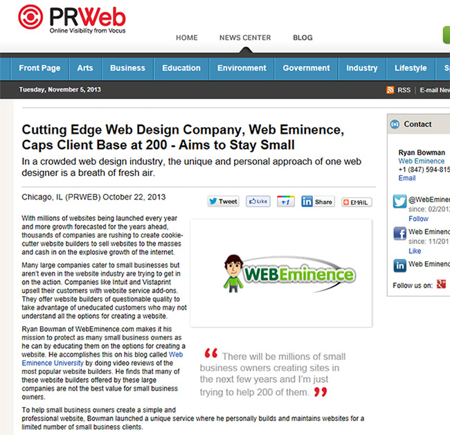 Press Releases for Small Business – See My Results