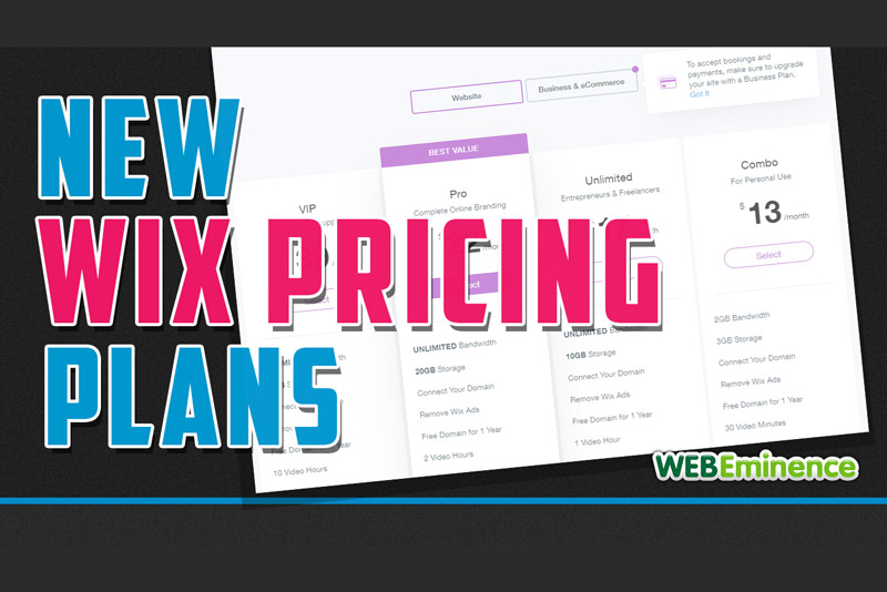 Wix Pricing Plans- Is Free Enough? Cost to Upgrade?