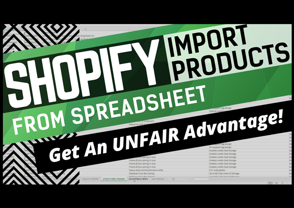 Shopify: Importing Products From Spreadsheets CSV