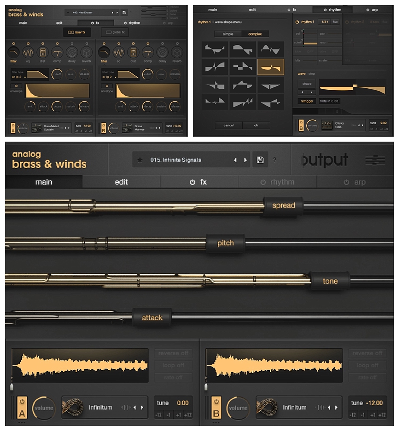 Analog Brass And Winds Features