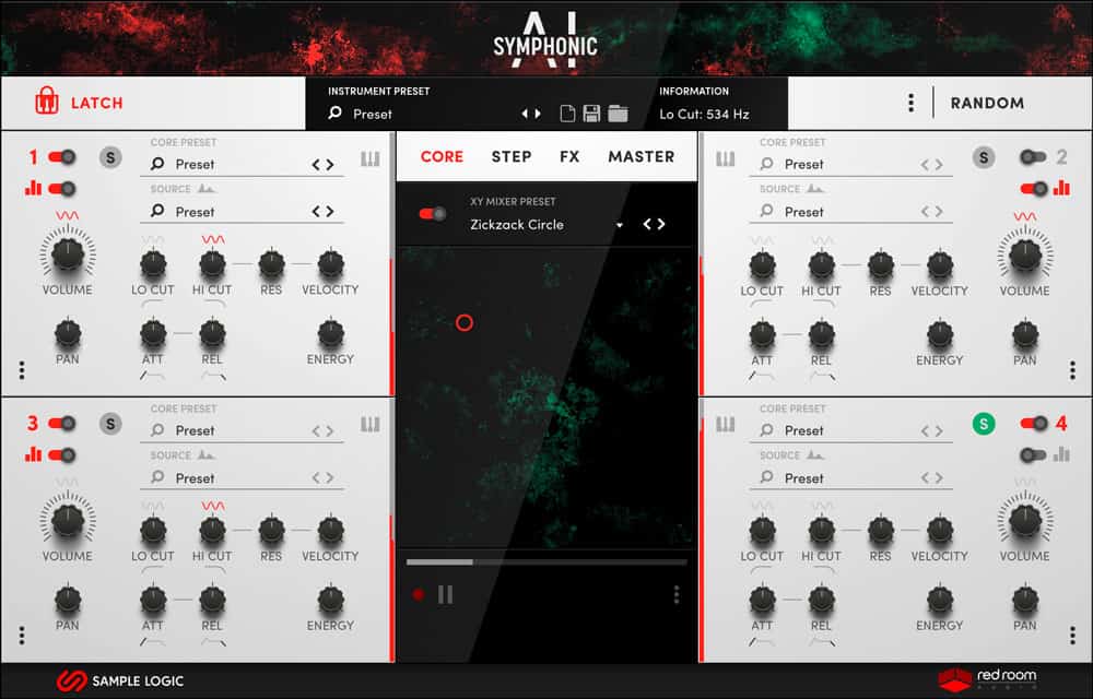 Symphonic AI by Sample Logic interface1
