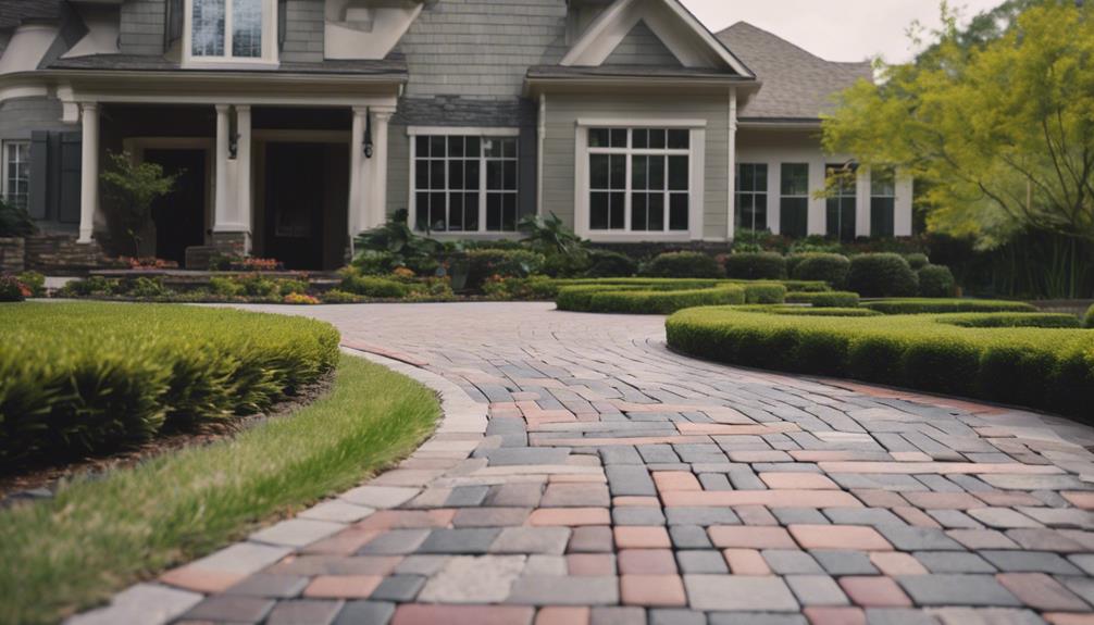 enhance curb appeal driveway