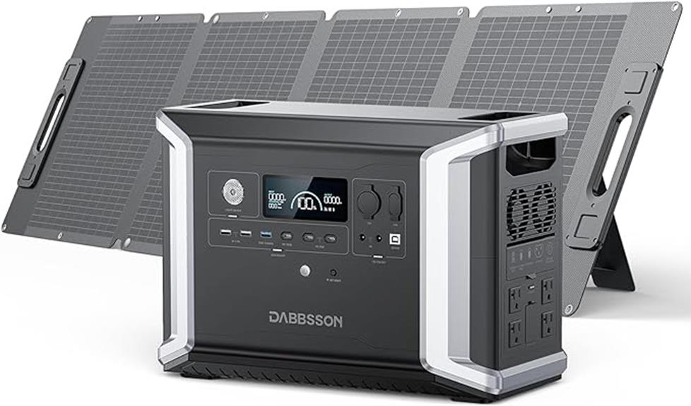 portable solar generator tested