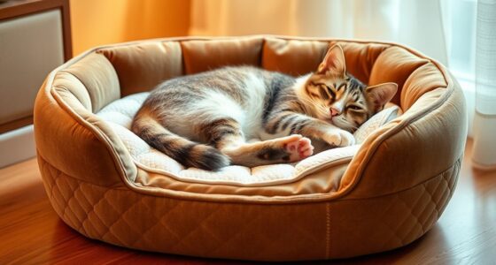 luxury orthopedic cat beds
