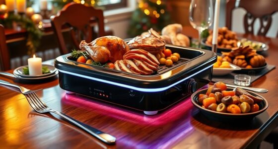 top electric warming trays